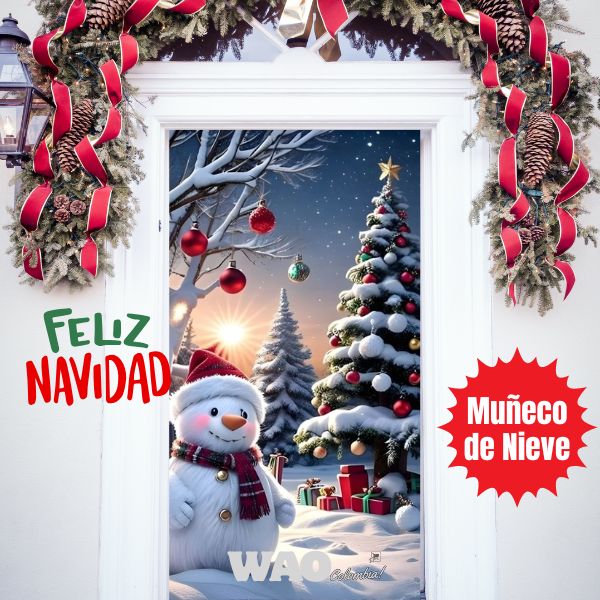 🎅 Fundas Navideñas para Puerta 🎁 2X $119.800🚪🔴