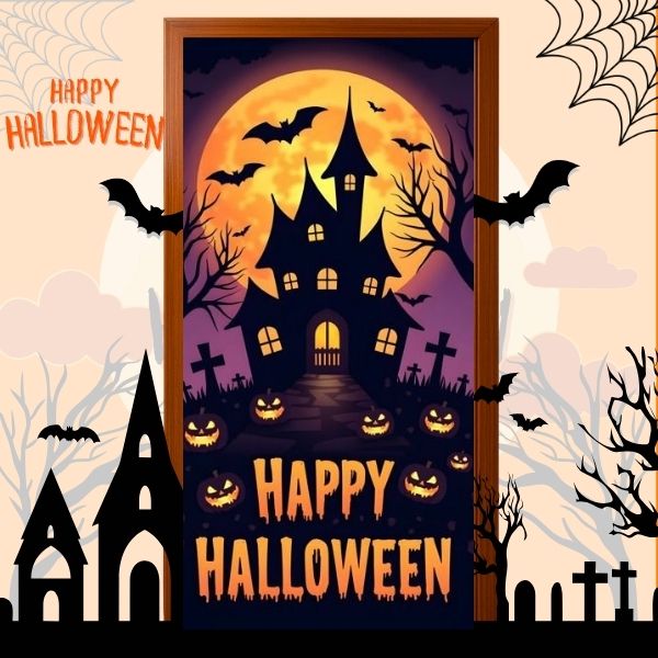 🎃 Fundas Halloween Para Puertas 🕷️ ¡PAGA 2 LLEVA 3!