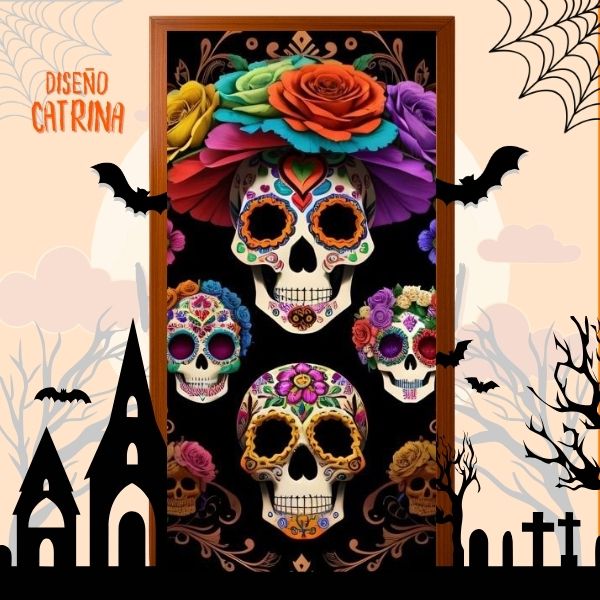 🎃 Fundas Halloween Para Puertas 🕷️ ¡PAGA 2 LLEVA 3!