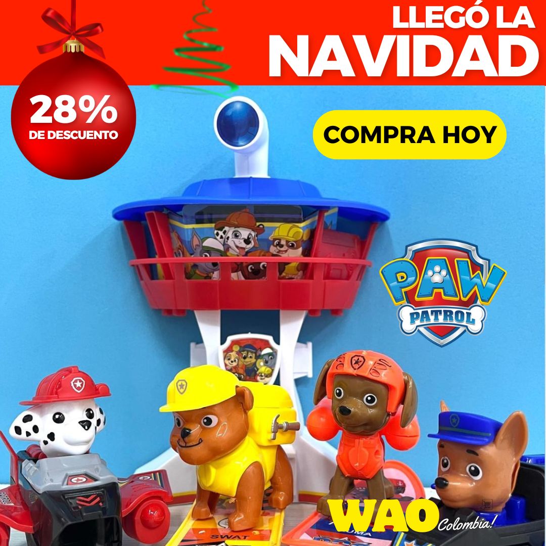 Torre de Control Patrulla Canina PAW PATROL Wao Colombia