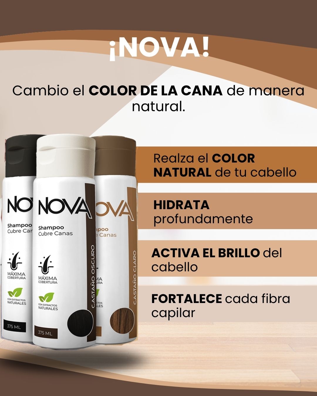 NOVA Tratamiento Cubre Canas 🔥 Paga 1 Lleva 2 🔥
