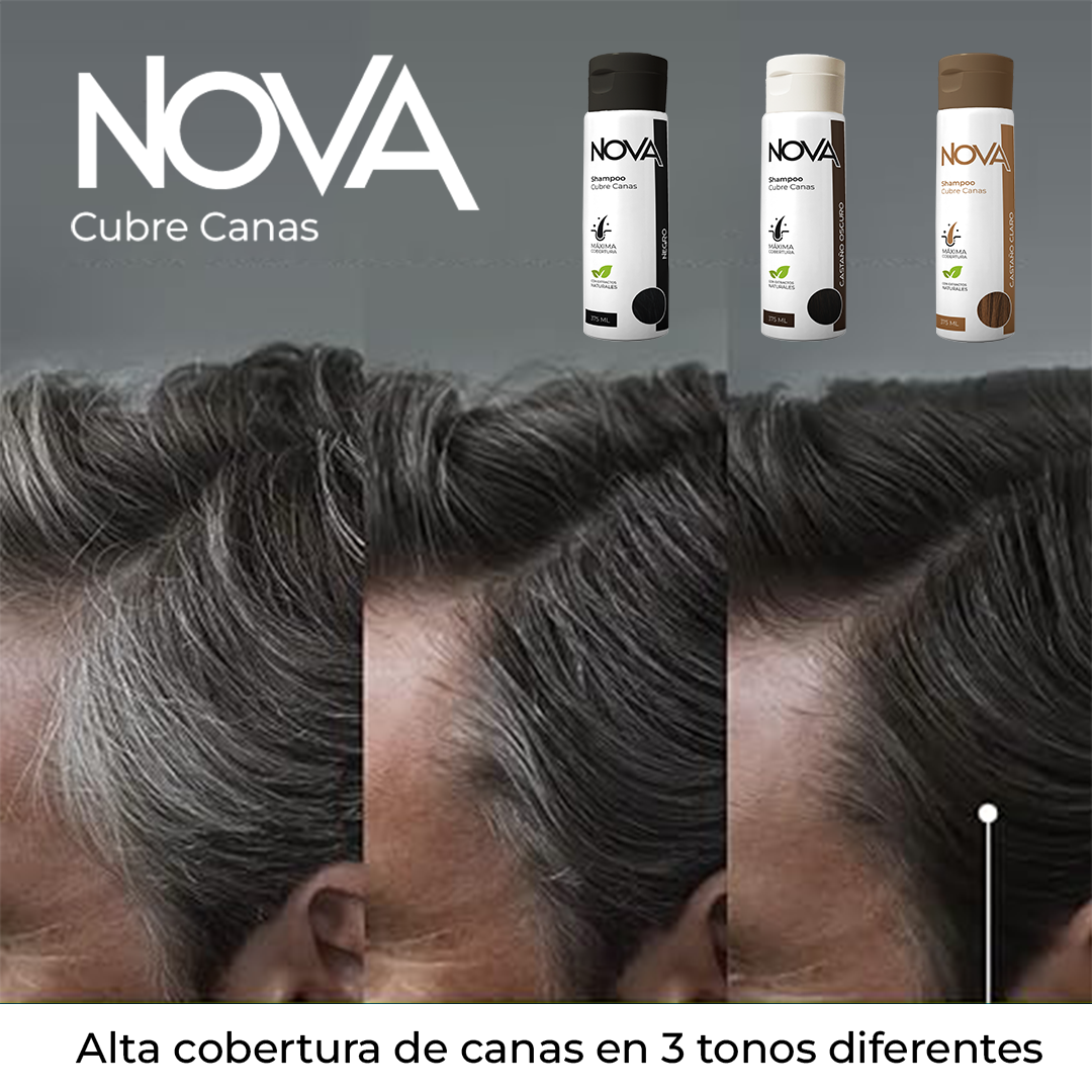 NOVA Tratamiento Cubre Canas 🔥 Paga 1 Lleva 2 🔥