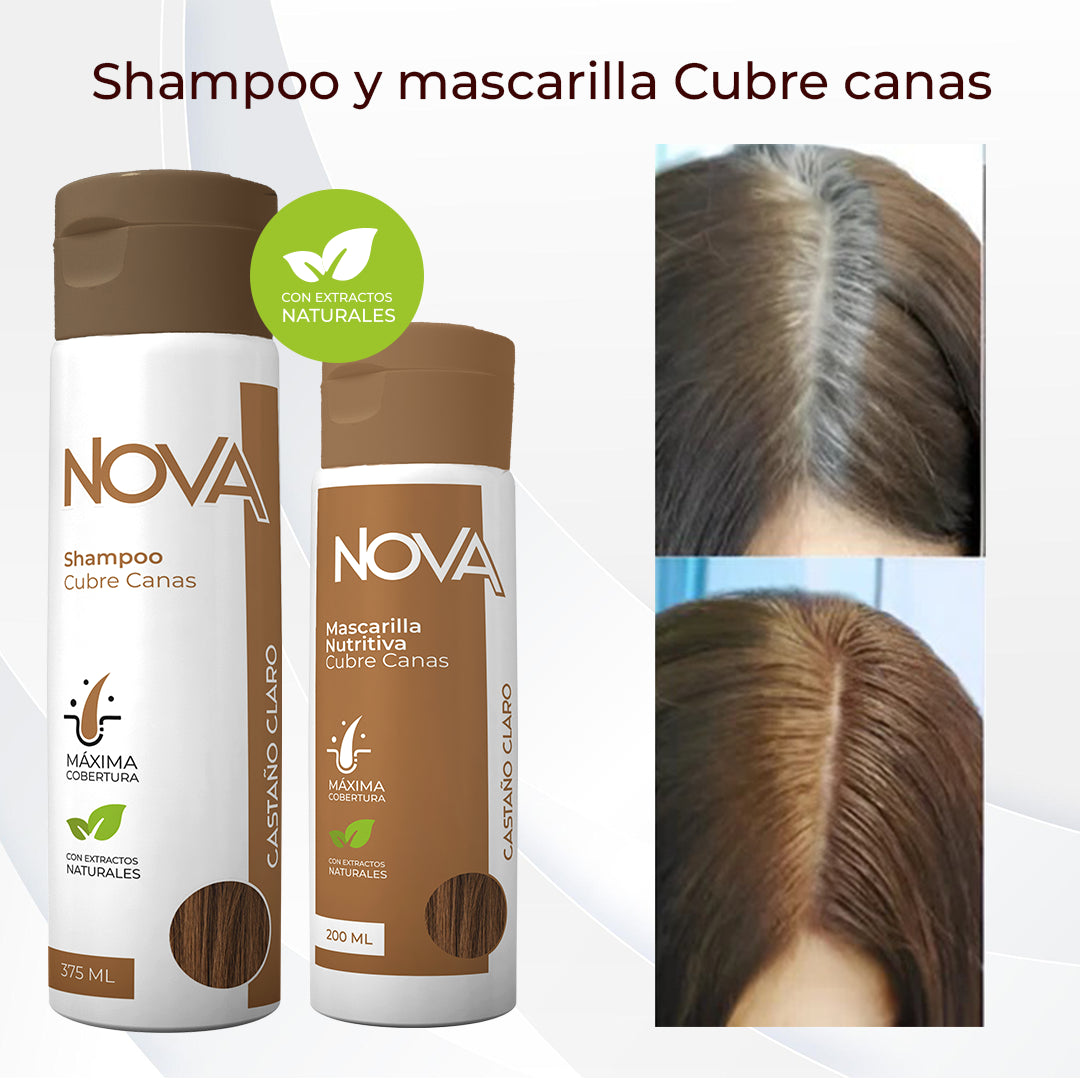 NOVA Tratamiento Cubre Canas 🔥 Paga 1 Lleva 2 🔥