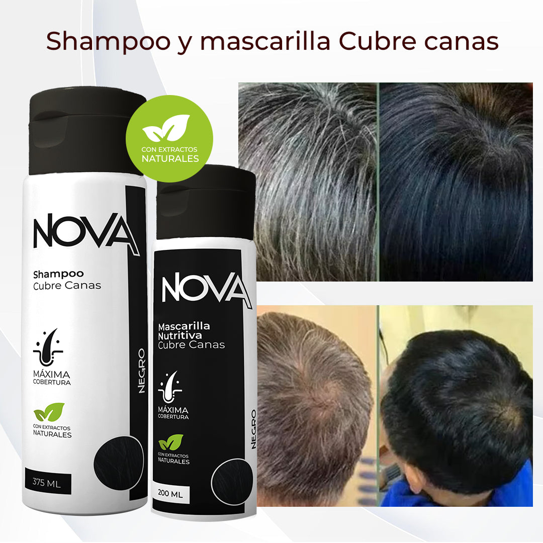 NOVA Tratamiento Cubre Canas 🔥 Paga 1 Lleva 2 🔥