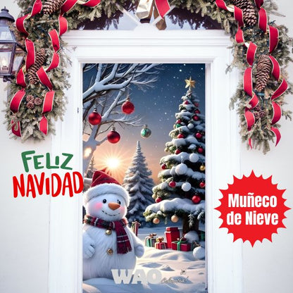 🎅 Fundas Navideñas para Puerta 🎁 2X $119.800🚪🔴