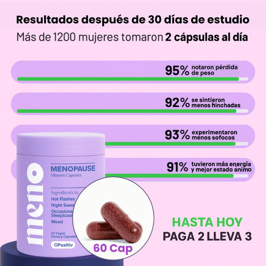 MENO - SOLUCIÓN NATURAL PARA LA MENOPAUSIA