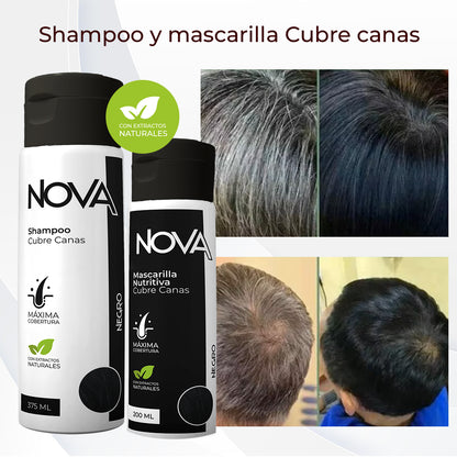 NOVA Tratamiento Cubre Canas 🔥 Paga 1 Lleva 2 🔥
